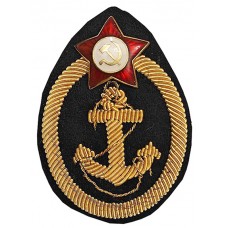 Эмблема на головной убор главных старшин (старших сержантов) ВМФ СССР, обр. 1940 г..